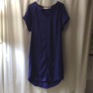 Chicos blue shift shirt dress. Size 1.